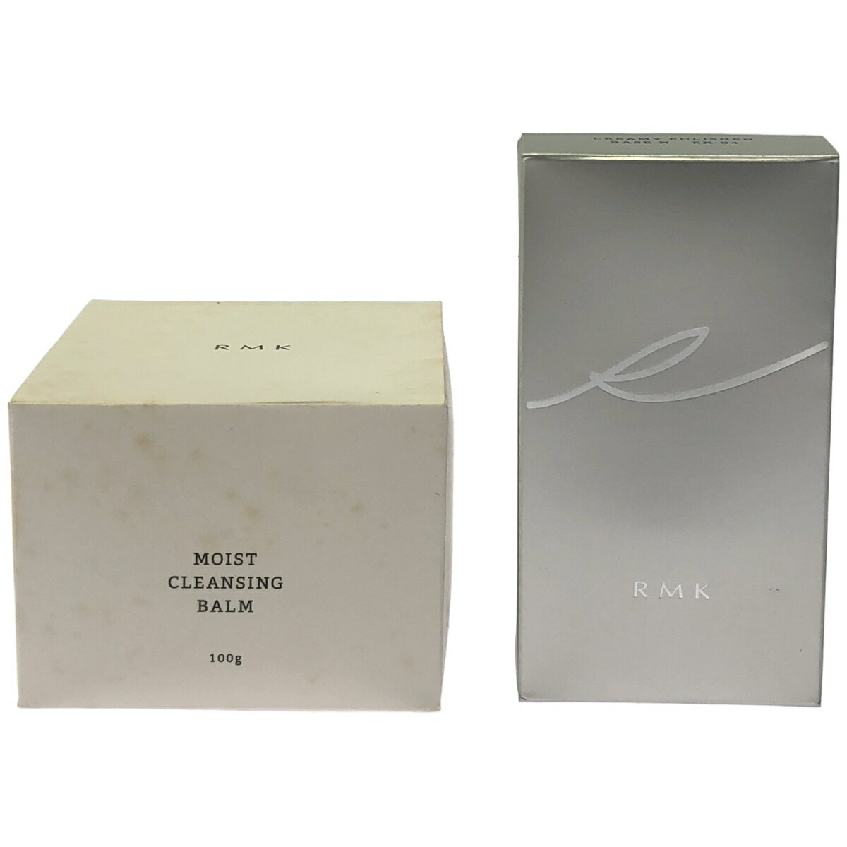 【中古】【未使用】Z000 RMK クリーミィポリッシュト ベース N EX-04 30g & モイスト クレンジングバーム 100g 2個セット　ラスト1点！