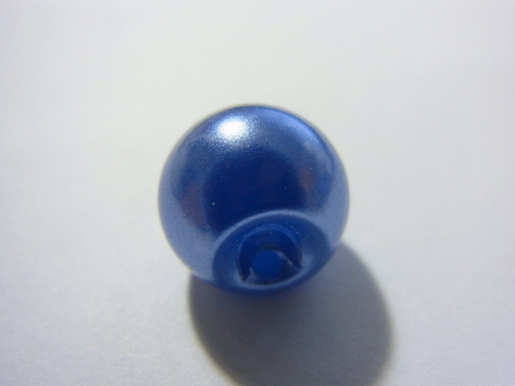 樂天商城 - イミテーションパールボタン　ブルー系　サイズ(別表)により入り数が異なります。