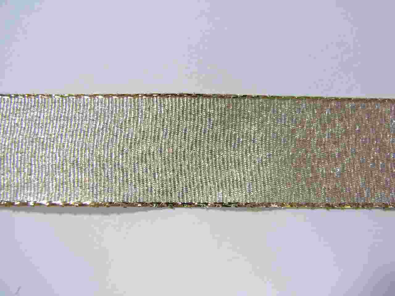 ラメリボン　ゴールド色　ソフトタイプ　2mセット