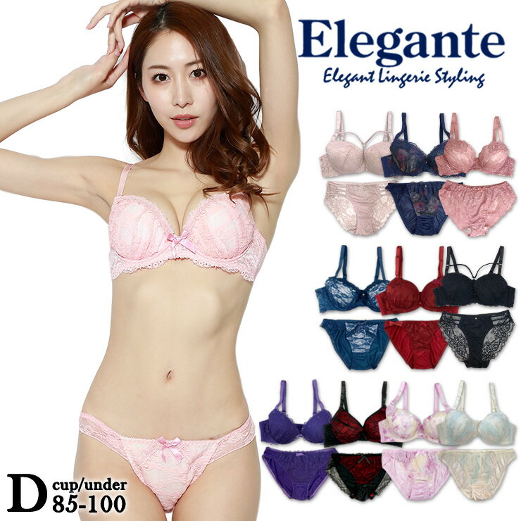 大きいサイズ レディース ブラジャー ショーツセット Dカップ D85 D90 D95 D100 LL 3L 4L 5L モールドカップ 下着 新デザイン入荷 ネコポス不可