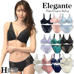 【Hカップ】ブラジャー ブラショーツセット 上下セット 大きいサイズ 下着 レディース/H70 H75 H80 H85 H90 H95 H100 アンダー70 アンダー75 アンダー80 アンダー85 アンダー90 アンダー95 アンダー100/ 花柄 サテン/ネイビー ピンク ブルー ブラック 黒 ホワイト 白