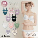 大きいサイズ ブラジャー ショーツセット レディース 下着 B85 B90 B95 脇高ブラ ソフトワイヤー モールドカップ