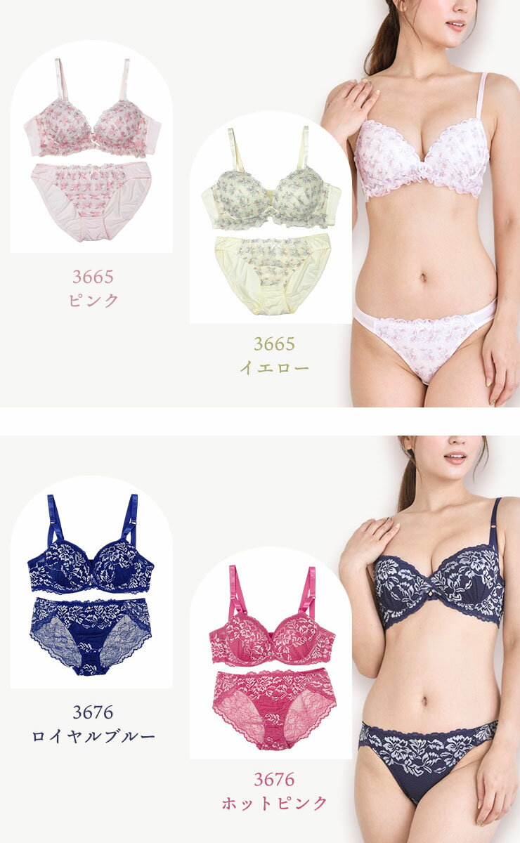 ブラショーツセット 大きいサイズ 下着 レディ...の紹介画像2