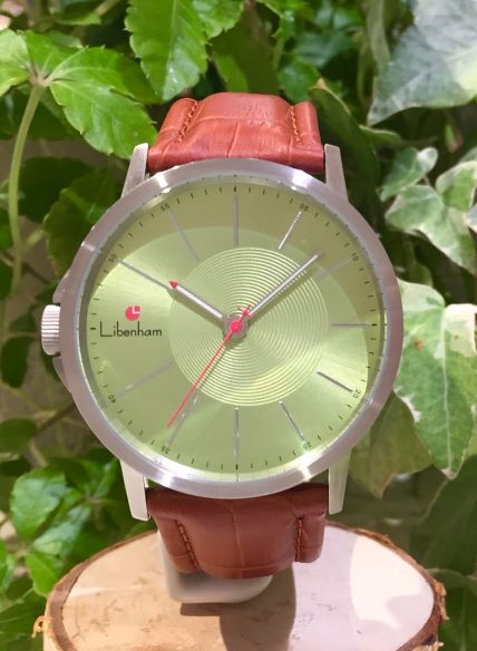 Libenham公式 Libenham Baum LH90060-05 Grass Green【草原の緑】[グリーン/バウム/鈴木直之氏デザイン/リベンハム/自動巻き/レザーベルト/日本正規保証]