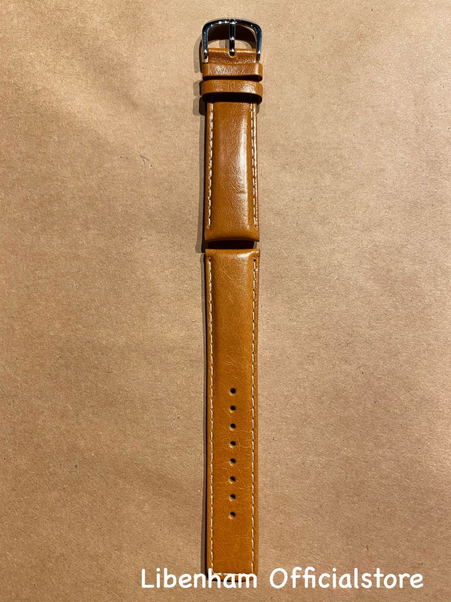 リベンハム 公式 Libenham Leather Strap-03 Camel 20mm レザーベルト ストラップ キャメル ブラウン ラントシャフト スモール ミディアム