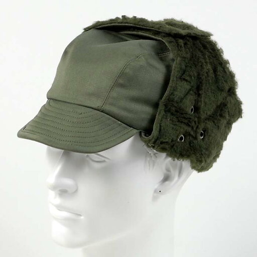 フランス軍 OD ウィンターキャップ 新品 M74N- フランス軍 OD ウィンターキャップ 新品 M74N-