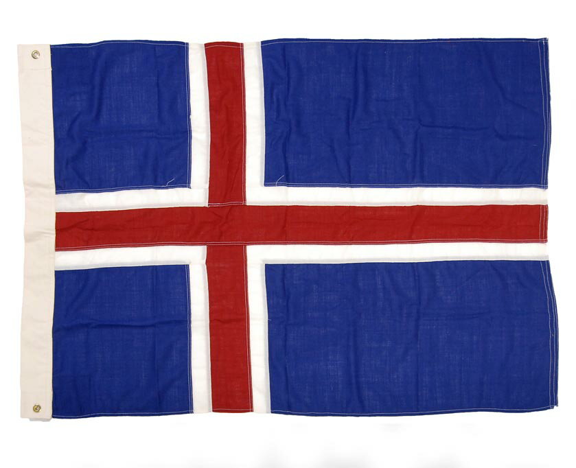 Rakuten - アイスランド軍 ナショナルフラッグ 新品 ICELAND=