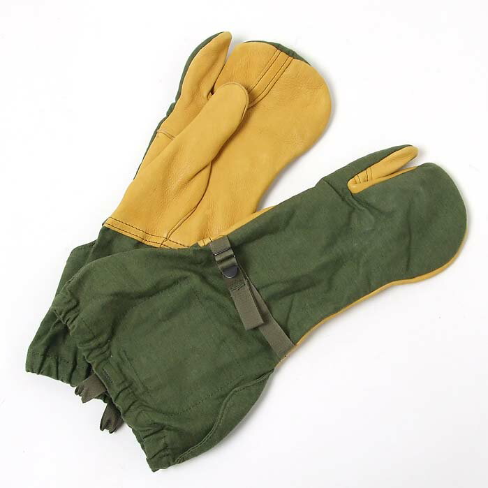 アメリカ軍 OD 極寒地用 M-65 トリガーフィンガーミトングラブ 毛糸ライナー付 新品 27GN=