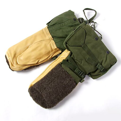 アメリカ軍 OD 極寒地用 ミトングラブ キルティングライナー付 USED 21GU アメリカ軍 OD 極寒地用 ミトングラブ キルティングライナー付 USED 21GU
