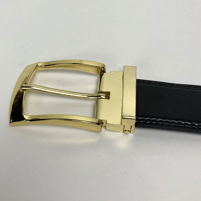 オランダ、ブラック、35mm、レザーベルト（新品）98N=