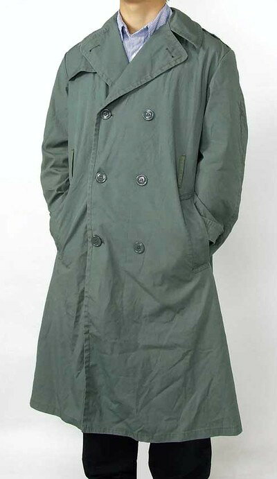 Rakuten - アメリカ軍、US．ARMY．ブルーグレー、トレンチコート（USED）603GU