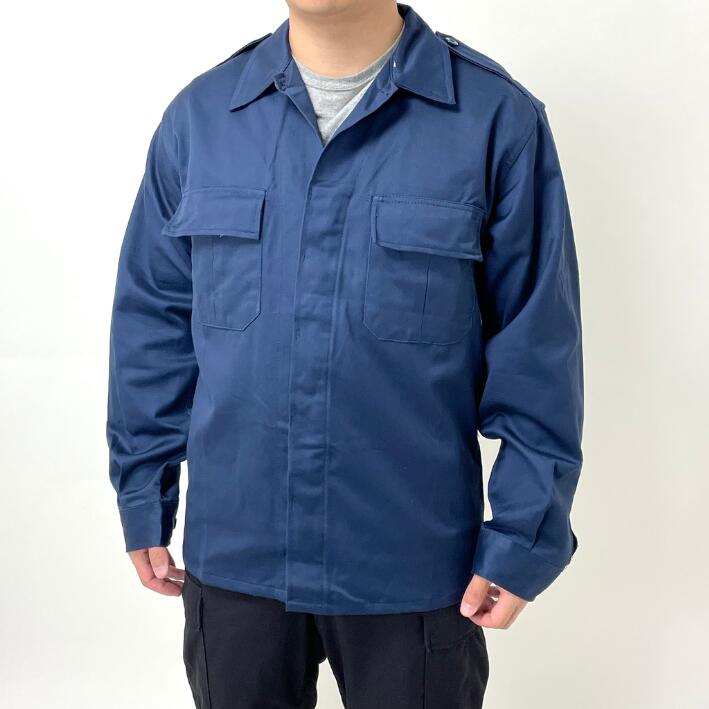 Rakuten - ギリシャ軍 ネイビー 2ポケット ワークジャケット 新品 E68NN=