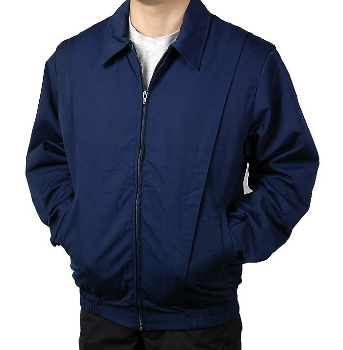 フランス ネイビー BALSON セキュリティーポリス プリーツジャケット(新品)F35N