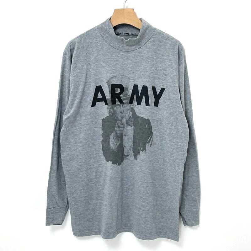 【REMAKE】アメリカ軍 U.S.ARMY グレー 前期型 IPFU ロングTシャツ