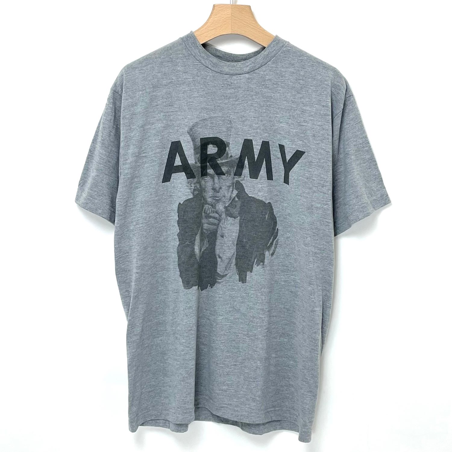 【REMAKE】アメリカ軍 U.S.ARMY グレー 前期型 IPFU 半袖Tシャツ 