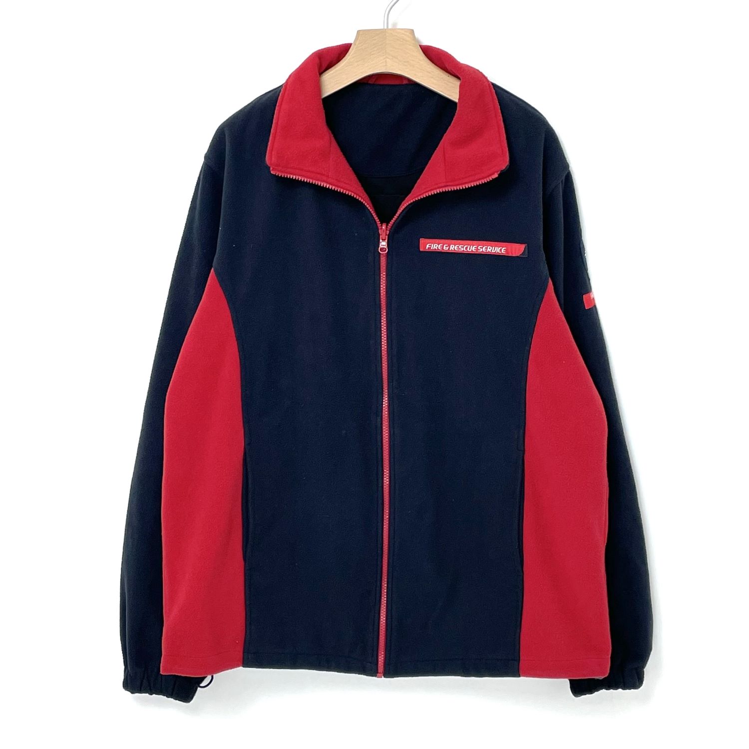 Rakuten - イギリス防衛消防救助サービス FIRE and RESCUE SERVICE ネイビー フリースジャケット USED UK210