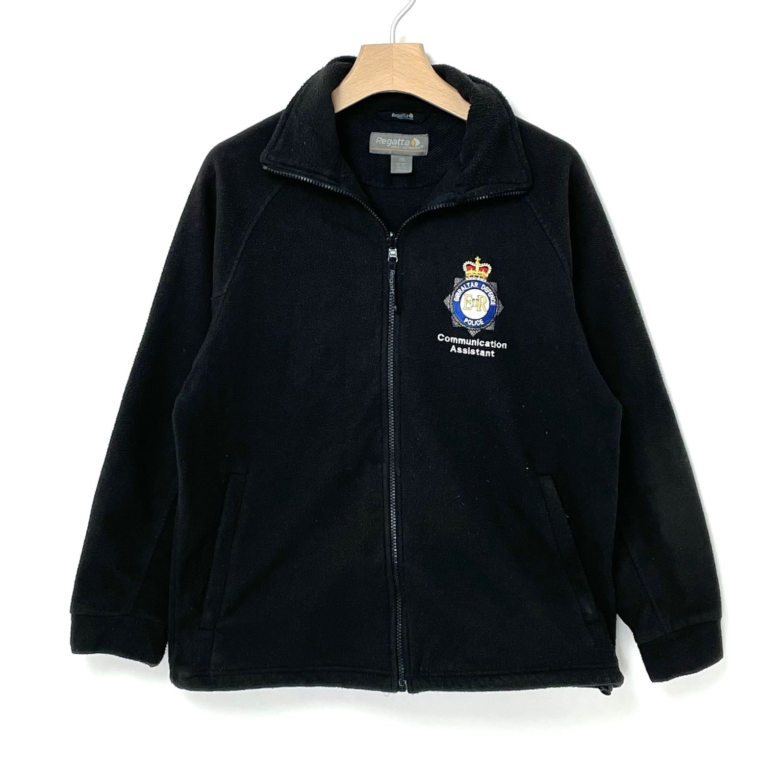Hawaiian - イギリス軍 POLICE ブラック フリースジャケット USED UK214-B