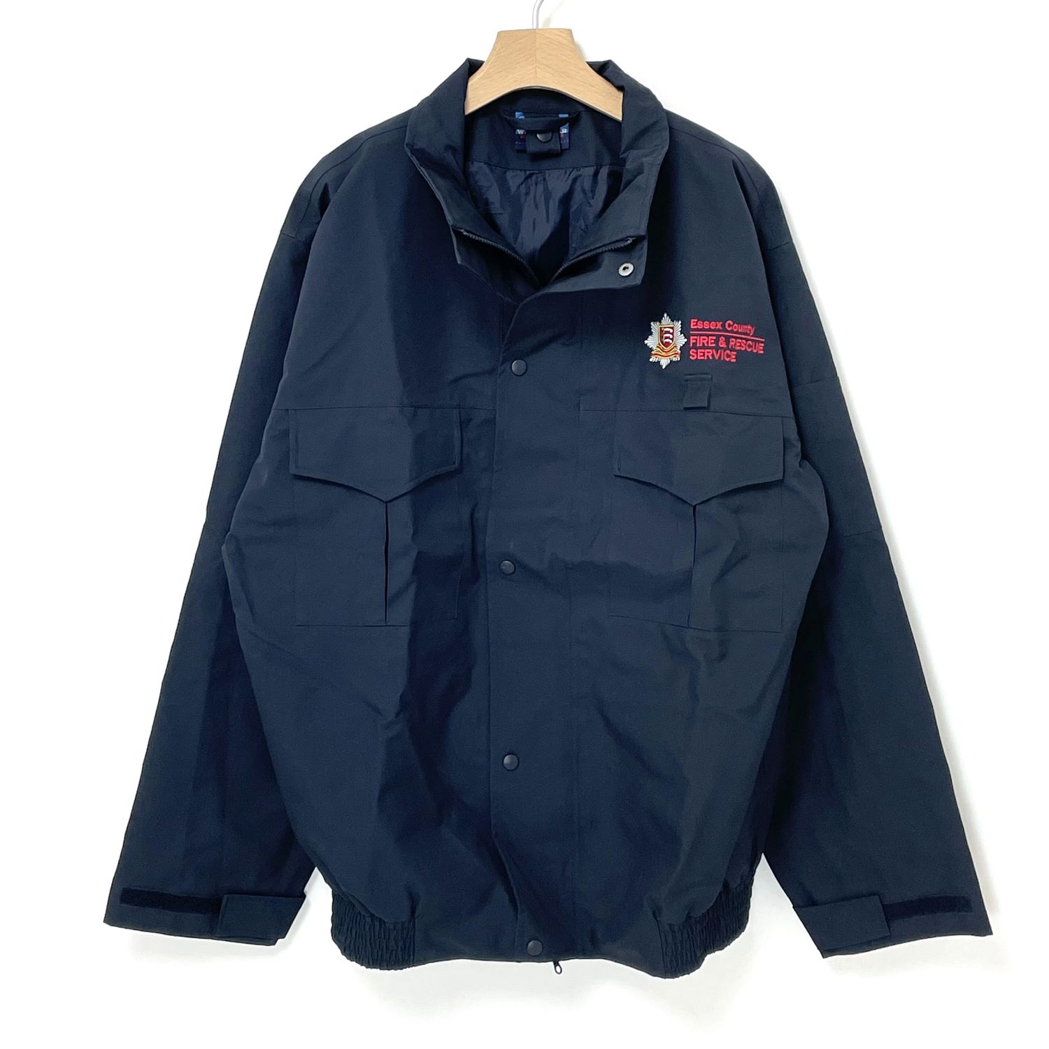 Rakuten - イギリス・エセックス消防救助 ネイビー&ブラック GORE-TEX ワークジャケットパーカー ライナーなし 新品 UK48