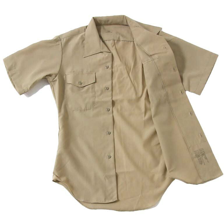 アメリカ海兵隊 USMC コヨーテ 半袖ドレスシャツ 新品 MC-SS-N-