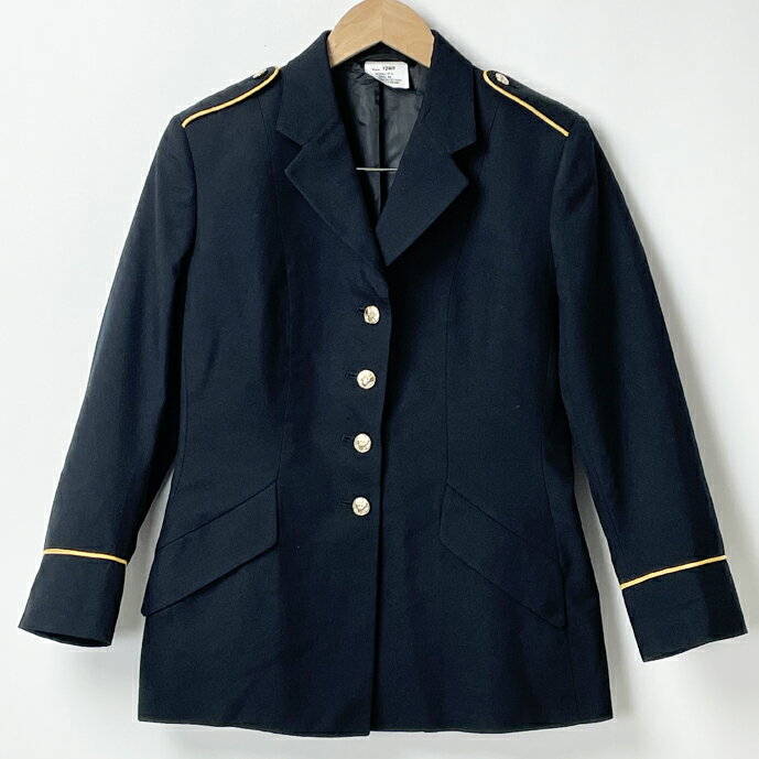 アメリカ陸軍 U.S.ARMY ブラック レディース ドレスジャケット(USED)A80U-LDY
