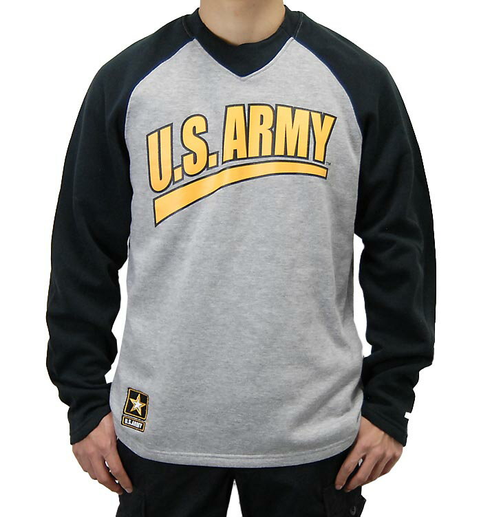 Rakuten - US．ARMY．ツートン、スウェットシャツ(新品）USSW26=