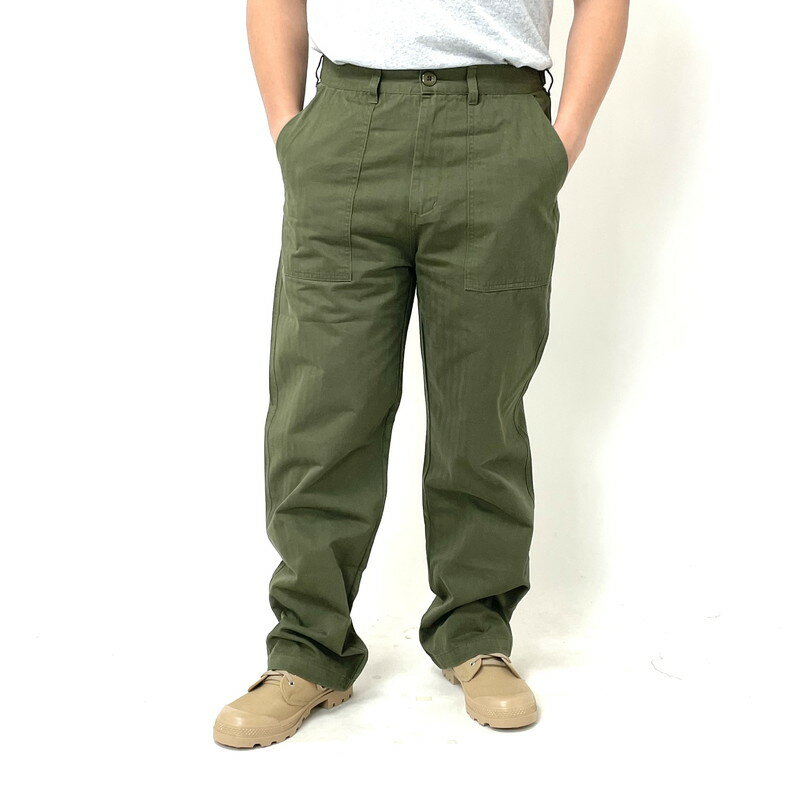 アメリカ復刻版　ARMY、ヘリンボーンファティーグパンツ 新品 101NHZ-