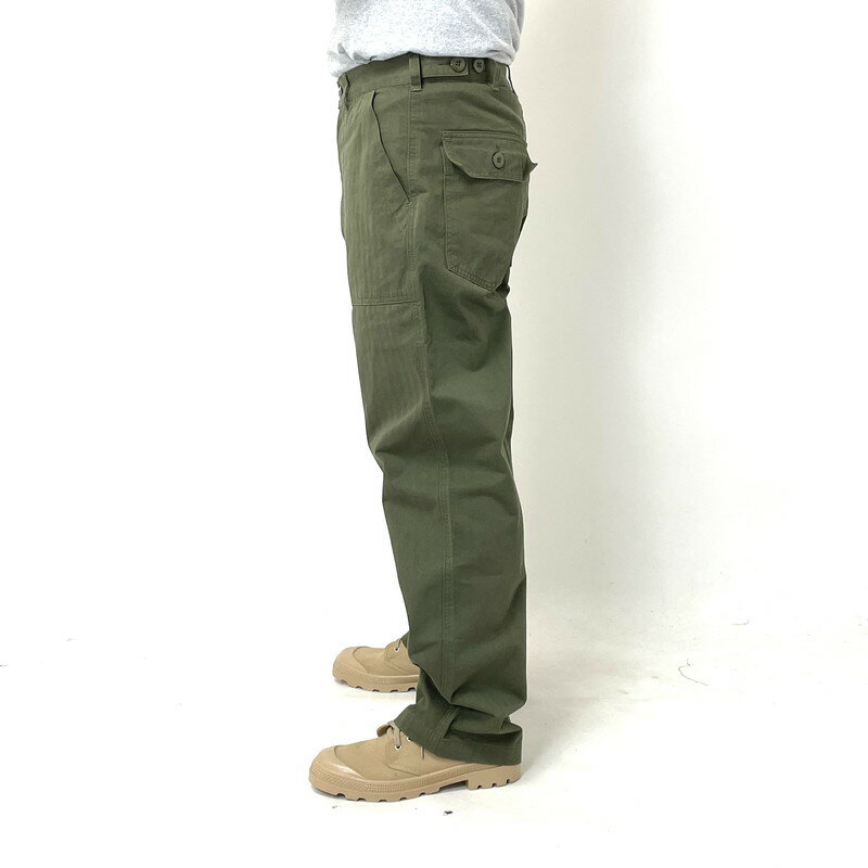 アメリカ復刻版　ARMY、ヘリンボーンファティーグパンツ 新品 101NHZ-