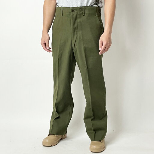 アメリカ軍 OD ウール M-51 フィールドパンツ ブラス製ジッパーフライ USED 132U-WOOL= アメリカ軍 OD ウール M-51 フィールドパンツ ブラス製ジッパーフライ USED 132U-WOOL=