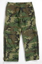 訳あり、アメリカ軍 ウッドランドカモ GORE-TEX/ゴアテックス ECWCS Gen1 オーバーパンツ USED 160UD=