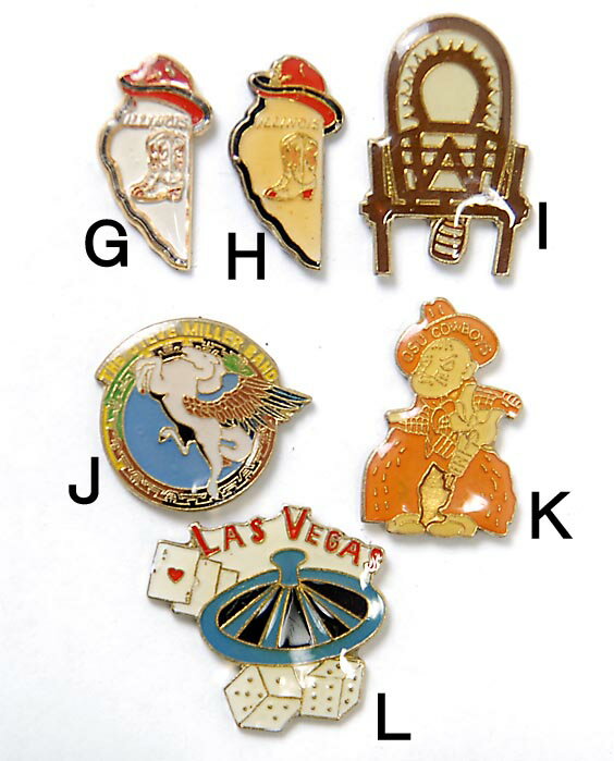 USA．ピンズ(新品）USA2