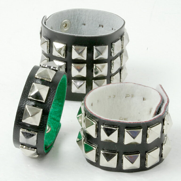 訳あり、パンク、ブレスレット(新品)151ND- *