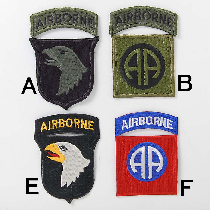 アメリカ軍 エアボーン ワッペン 新品 AIRBORNE-