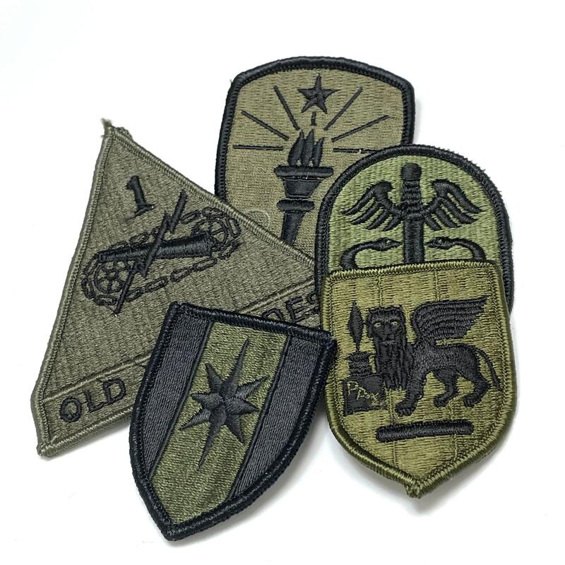 Rakuten - 【5枚セット】アメリカ軍 OD 部隊章ワッペン 新品 OD5-C-