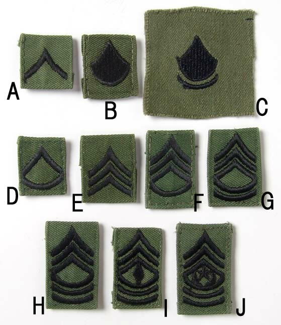 アメリカ軍 ミリタリー襟章ワッペ