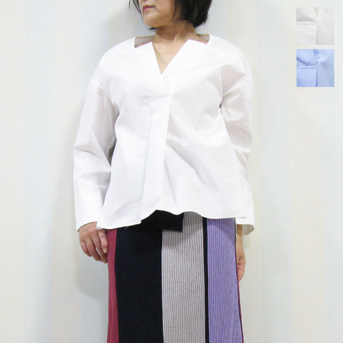 キャサリンハーネル(Catherine Harnel)オーバーサイズデザイン日本製ブロードシャツ