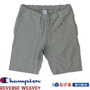 チャンピオン Champion リバースウィーブ ハーフパンツ アメカジ C3-D526 スエット ショートパンツ 無地 短パン ショーパン オックスフォードグレー