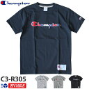 楽天USカジュアル楽天市場店チャンピオン Champion チャンピオンロゴ刺繍入り Tシャツ アクションスタイル【C3-R305】（4色）ネイビー│ホワイト他