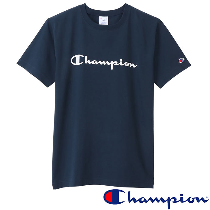 Rakuten - チャンピオン Champion Tシャツ ベーシックスタイル ロゴプリント入りTシャツ C3-X358 White ホワイト 送料無料