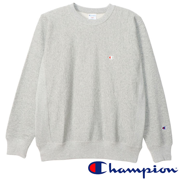 Rakuten - チャンピオン Champion トレーナー リバースウィーブクルーネックスウェットシャツ アメカジ スウェット C3-Y031 オックスフォードグレー 送料無料