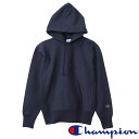 チャンピオン Champion パーカー C3-Y132 リバースウィーブ プルオーバー スウェットパーカー 11.5oz 厚手スエット 青タグ 定番 アメカジ スウェット パーカー ダークネイビー 送料無料