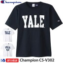 チャンピオン Champion メンズ T1011 ティーテンイレブン Tシャツ C5-V302 YALE エール大学 カレッジTシャツ 3色 ホワイト ネイビー他