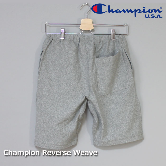 チャンピオン Champion リバースウィーブショートパンツ リバースウィーブ(チャンピオン) アメカジ (C3-D526)　無地 短パン ハーフパンツ グレー