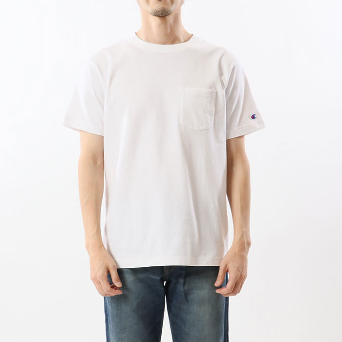 チャンピオン Champion ショートスリーブポケット付Tシャツ ベーシックTシャツ C3-...
