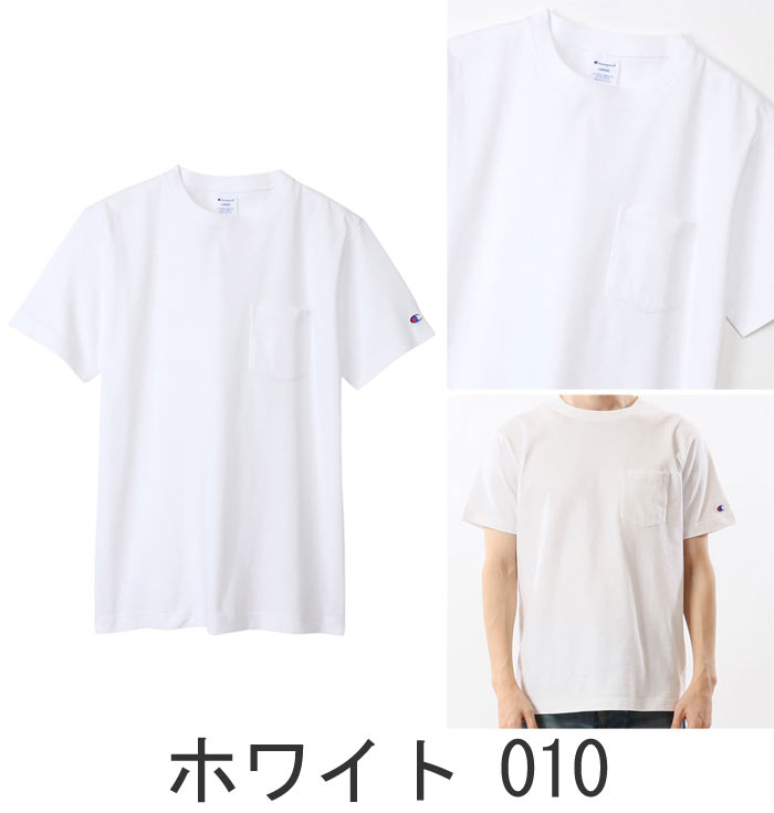 チャンピオン Champion ショートスリーブポケット付Tシャツ ベーシックTシャツ C3-...