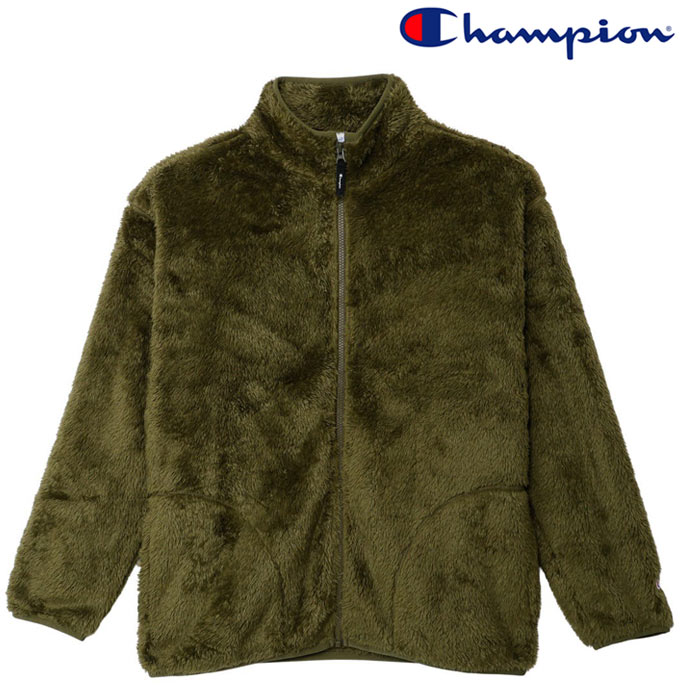 Rakuten - チャンピオン Champion シェルパジャケット ジップアップジャケット アウター C3-C620 オリーブ OLIVE 送料無料