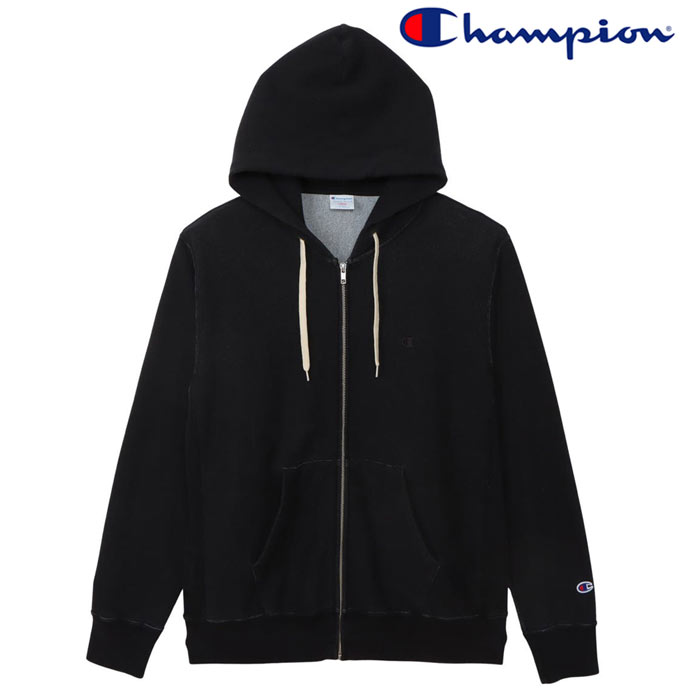 Rakuten - チャンピオン Champion パーカー オフブラック染め リバースウィーブ 10oz ジップアップパーカー C3-D102 オフブラック 送料無料