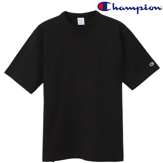Rakuten - チャンピオン Champion T1011 ティーテンイレブン ショートスリーブTシャツ 厚手無地Tシャツ C5-B301 MADE IN USA ブラック Black 送料無料