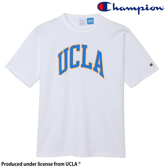 Rakuten - チャンピオン Champion T1011 ティーテンイレブン UCLAカレッジTシャツ ショートスリーブTシャツ C5-D301 ホワイト 送料無料