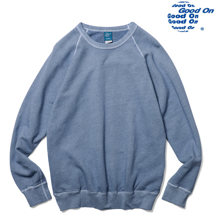Collaboration - Good On グッドオン RAGLAN CREW SWEAT SHIRTS ラグランクルースウェットシャツ トレーナー GOBW-101 P-AJISAI アジサイ 送料無料
