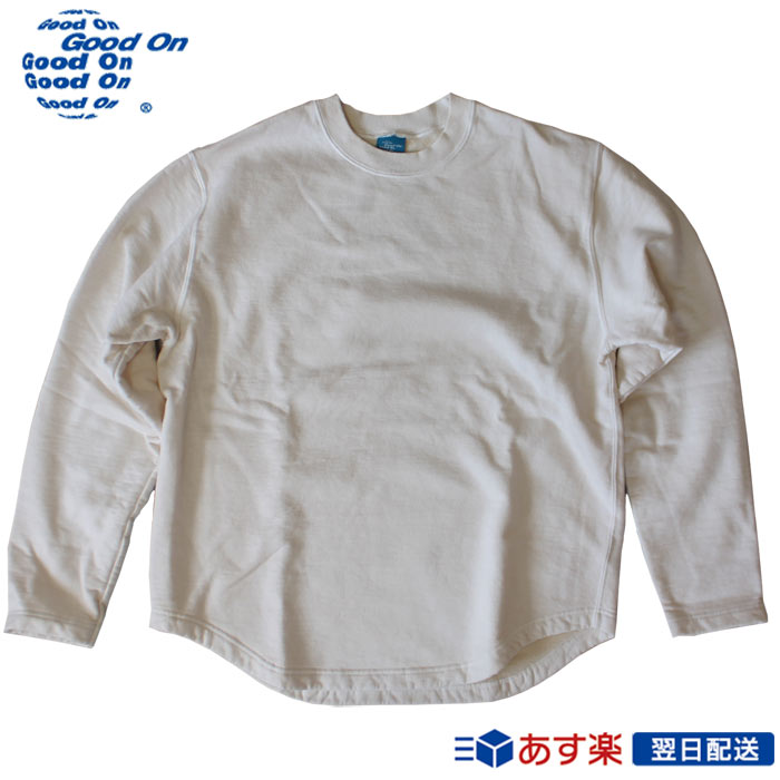 Good On グッドオン ROUGH CREW SWEAT ラフクルースウェット トレーナー スウェットシャツ GOBW1609 P-NATURAL ナチュラル【送料無料】